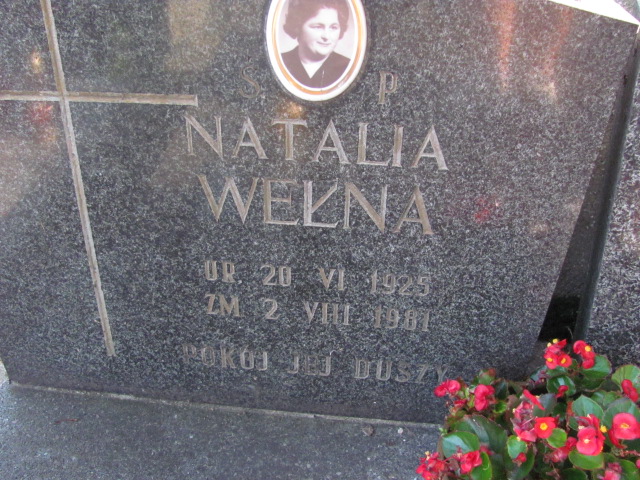 Natalia Wełna 1925 Bochnia - Grobonet - Wyszukiwarka osób pochowanych