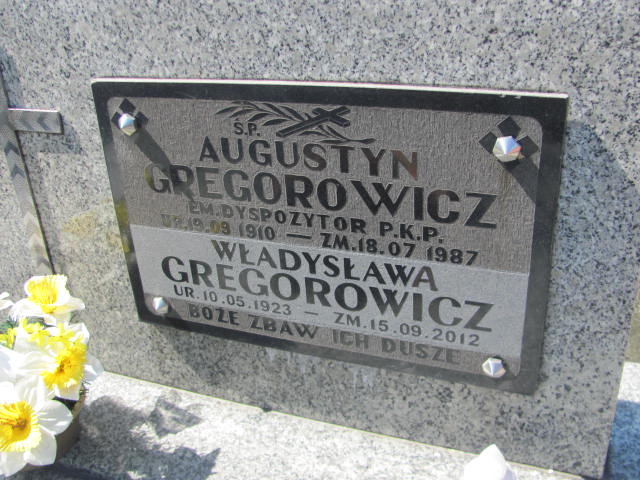 Augustyn GREGOROWICZ 1910 Bochnia - Grobonet - Wyszukiwarka osób pochowanych