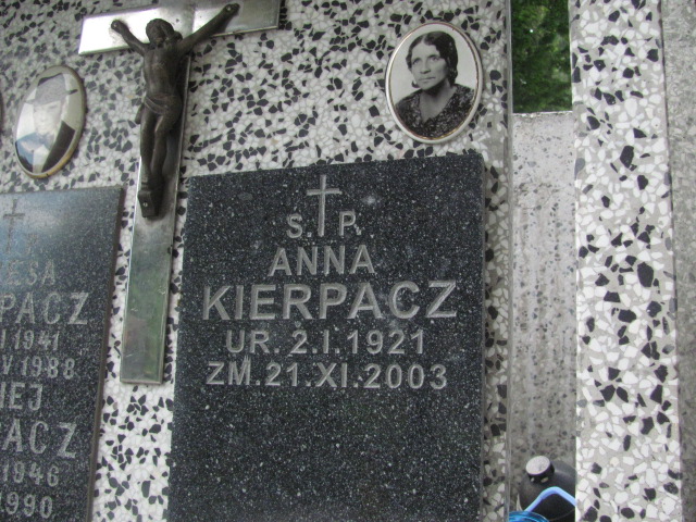 Anna KIERPACZ 1921 Bochnia - Grobonet - Wyszukiwarka osób pochowanych