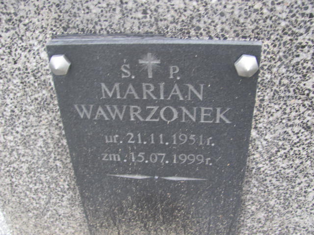 Marian WAWRZONEK 1951 Bochnia - Grobonet - Wyszukiwarka osób pochowanych